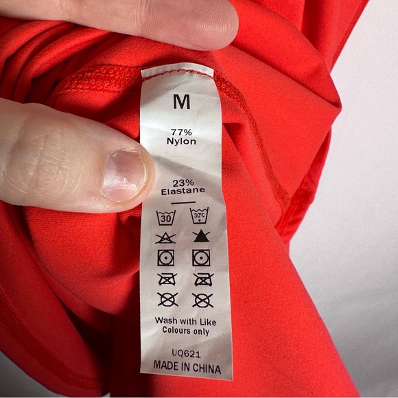 Halara Cloudful Athletic Dress Red Criss Cross Back Size M NWT - Picture 10 of 10